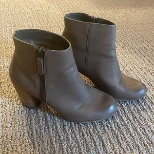 Booties. Worn but in good condition.